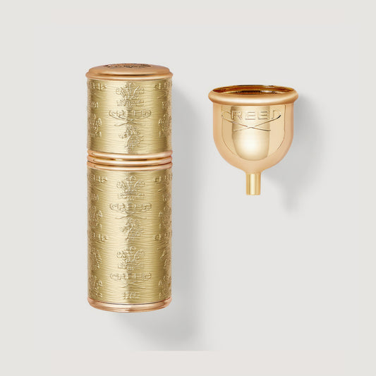 Refillable Travel Perfume Atomiser 50ml - Gold/Gold