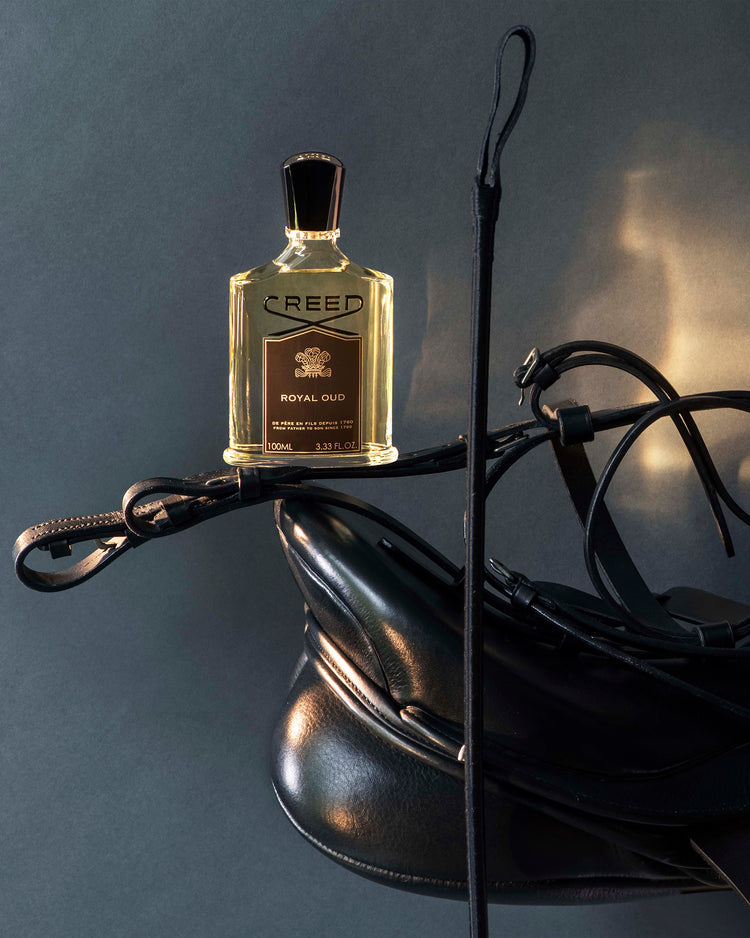 Royal Oud serves as a homage to one of perfumery’s greatest spiritual treasures, Oud