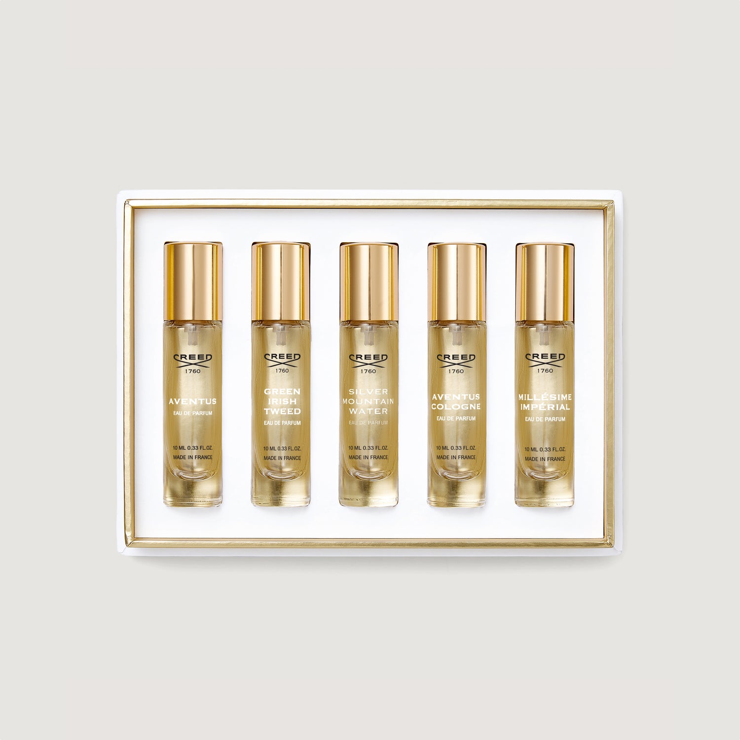 Luxury Perfume Set Men's 5-Piece 10ml Discovery Set Creed