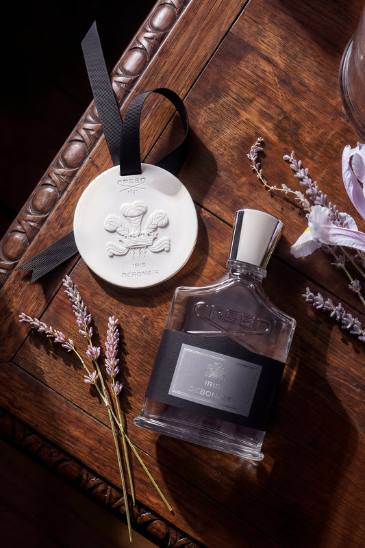 Complimentary Iris Debonair Ornament