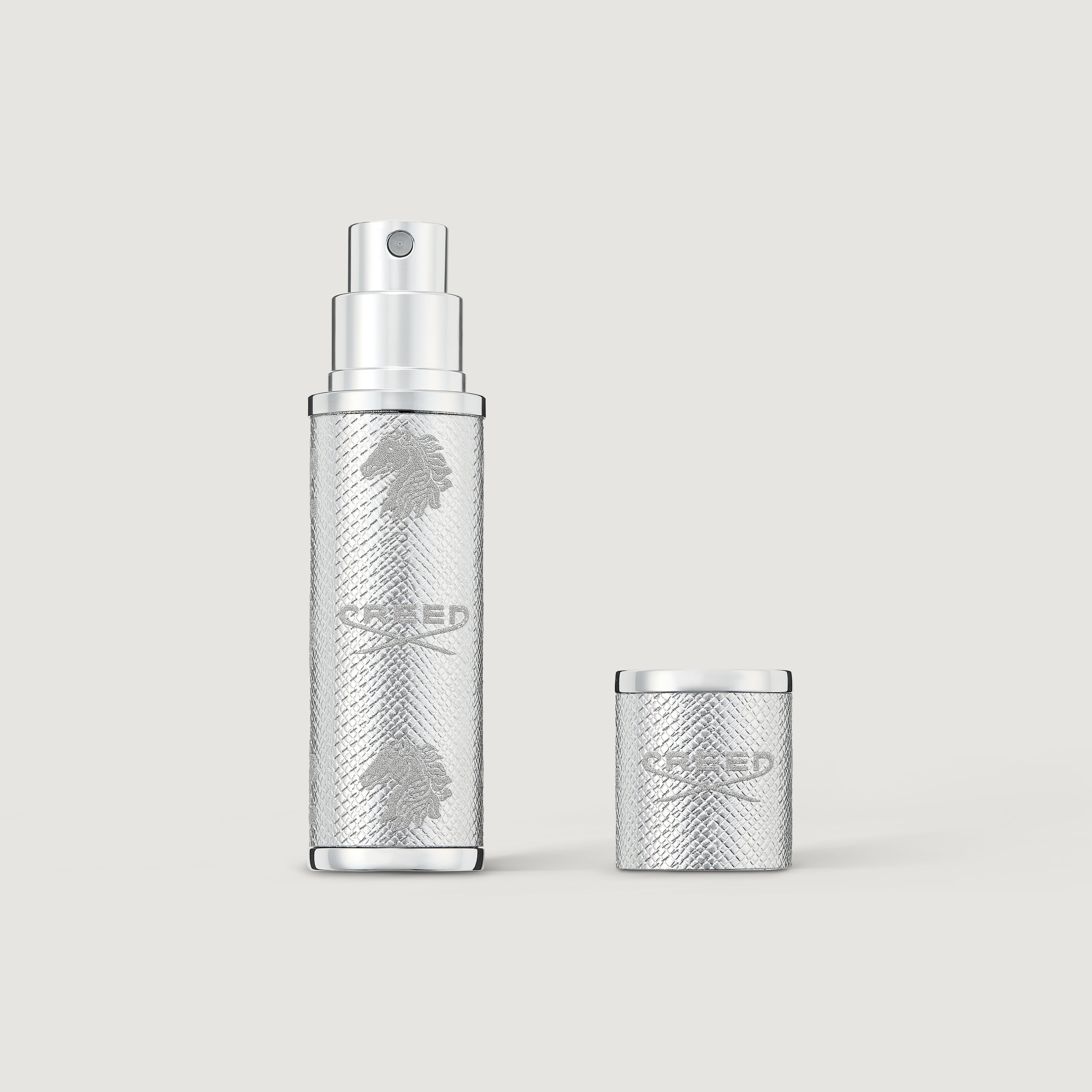 Refillable Travel Perfume Atomiser 5ml - Silver | Creed Fragrance UK