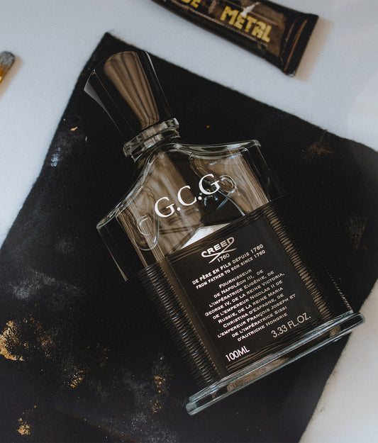 creed aftershave gold bottle