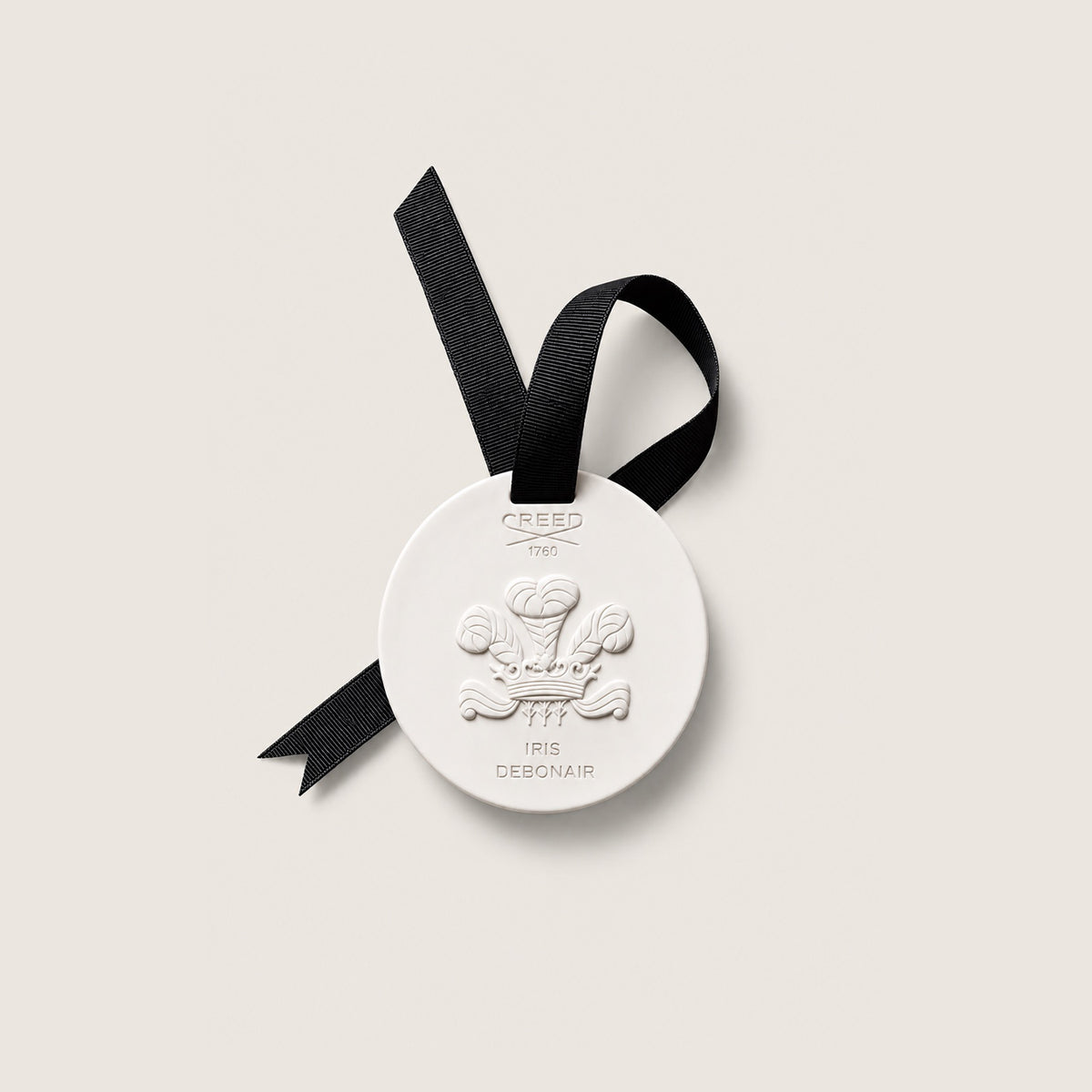 Iris Debonair Ceramic Ornament