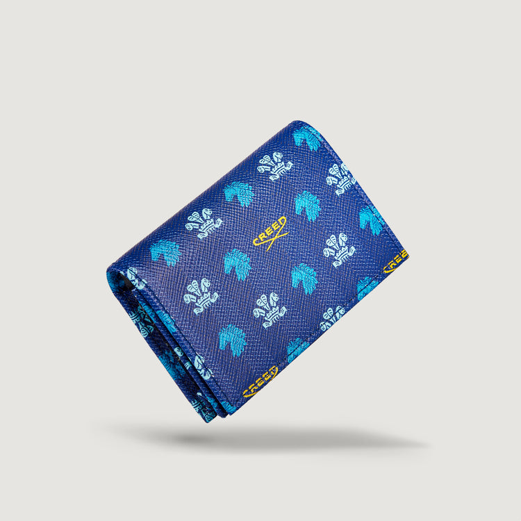Universal Leather Sample Wallet - Blue