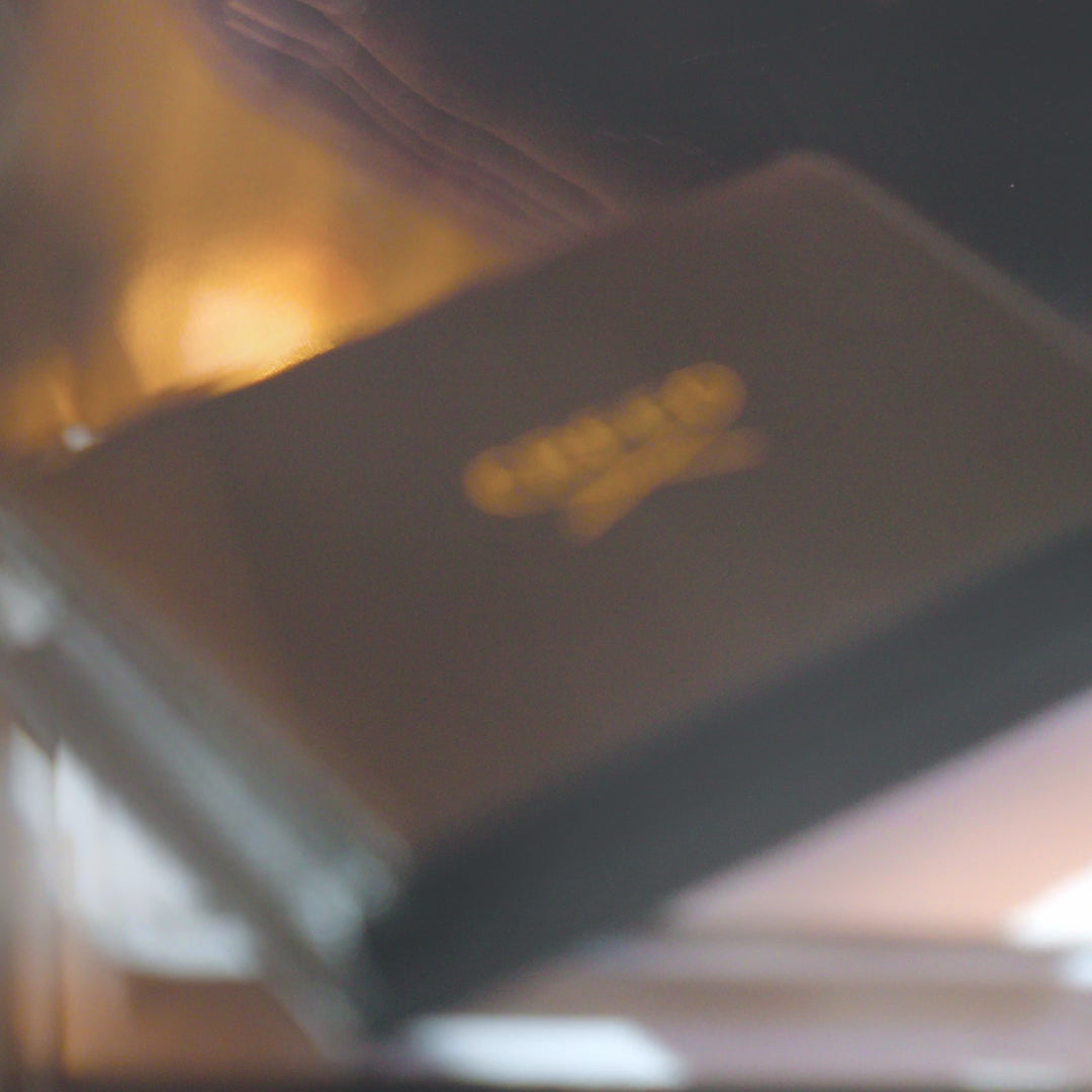 Men's Leather Sample Wallet - Black