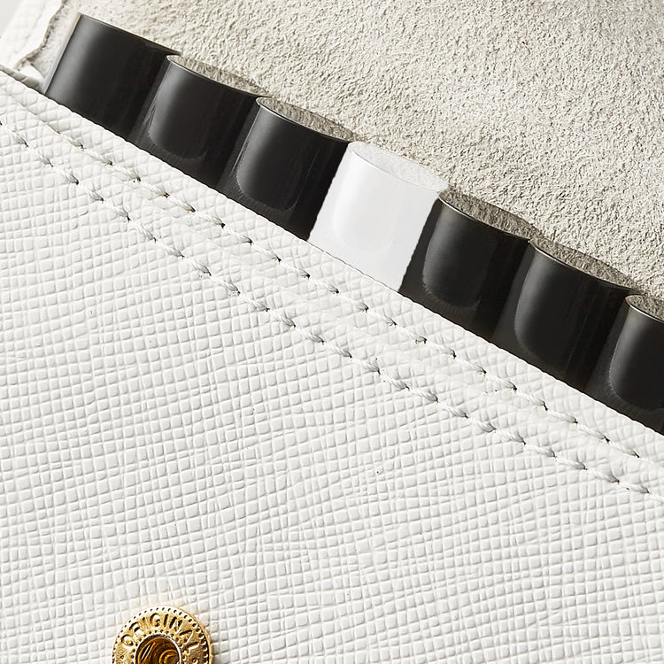 Women's Leather Sample Wallet - White