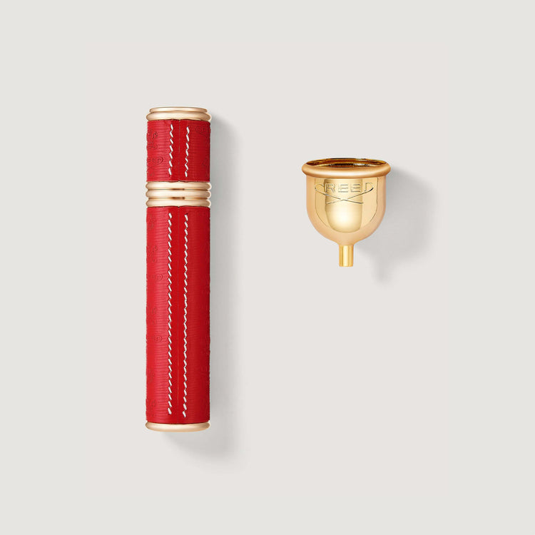 Refillable Travel Perfume Atomiser 10ml - Gold/Red