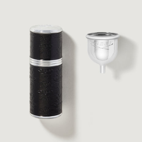 Refillable Travel Perfume Atomiser 50ml - Silver/Black