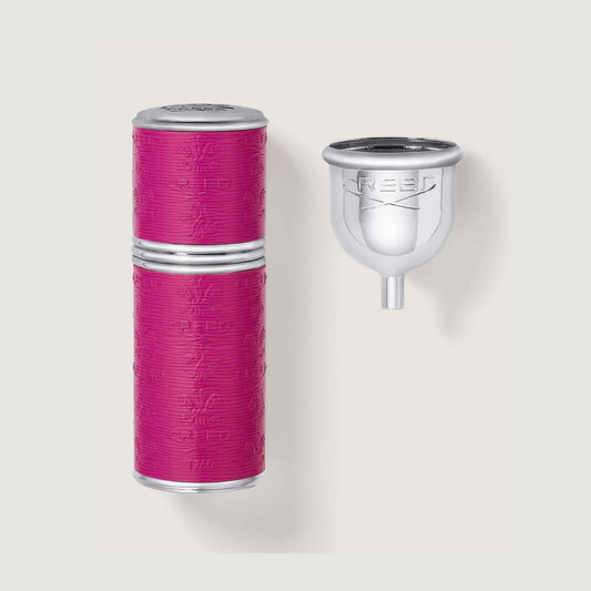 Refillable Travel Perfume Atomiser 50ml - Silver/Pink