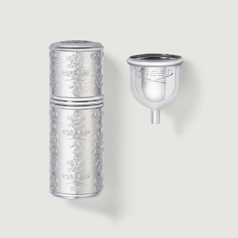 Refillable Travel Perfume Atomiser 50ml - Silver/Silver